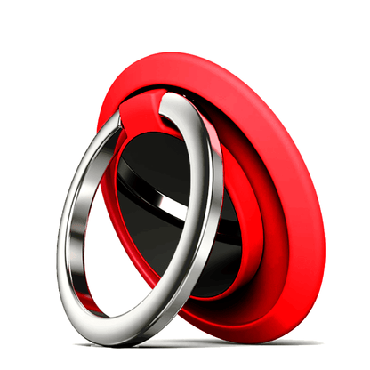 Iring Phone Ring Finger Holder Stand Car Mount Hook For Iphone Ipad Mobile Grip - A4- Rose Gold