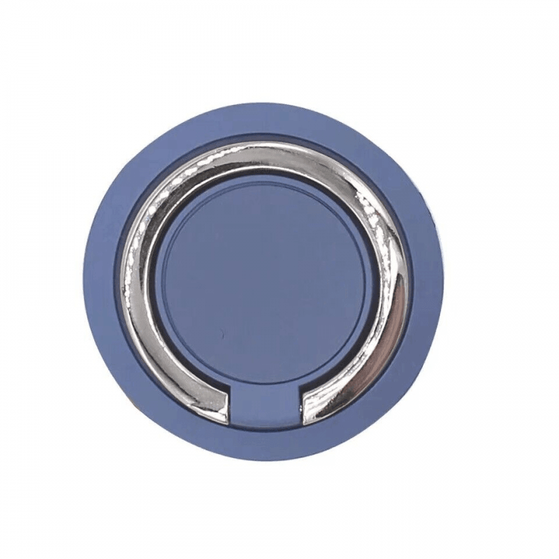 Iring Phone Ring Finger Holder Stand Car Mount Hook For Iphone Ipad Mobile Grip - C- Blue Grey