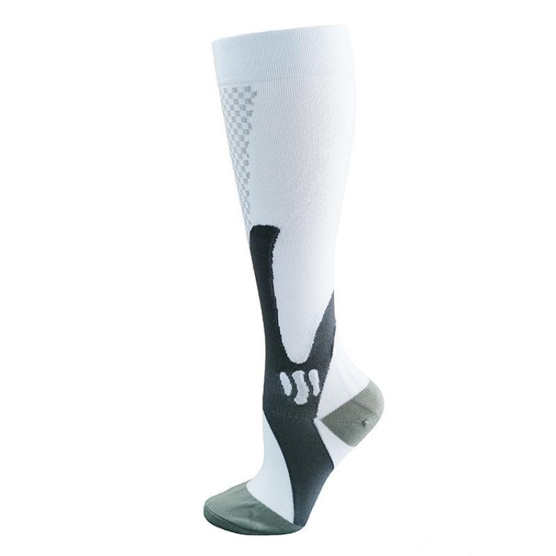 Copper Compression Socks for Running Travel Sports Anti Fatigue Support XXL Unisex - Black