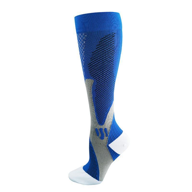 Copper Compression Socks for Running Travel Sports Anti Fatigue Support XXL Unisex - Black