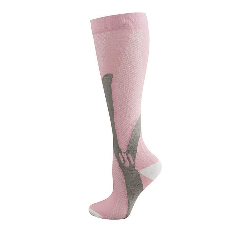 Copper Compression Socks for Running Travel Sports Anti Fatigue Support XXL Unisex - Black
