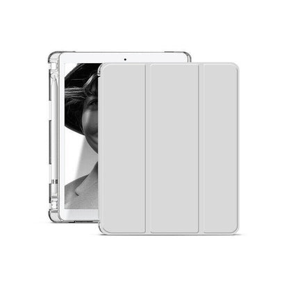 Shockproof Silicone iPad Air 3 Cover with Pencil Slot and Smart Wake - Grey