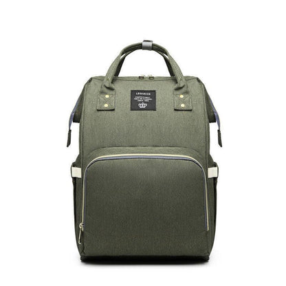 Luxury Multifunctional Diaper Nappy Backpack Maternity Mummy Changing Bag - Purple