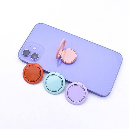 Phone Ring Bracket 360 Degree Rotation Solid Colour Mobile Holder Grip Stand - Mint Green