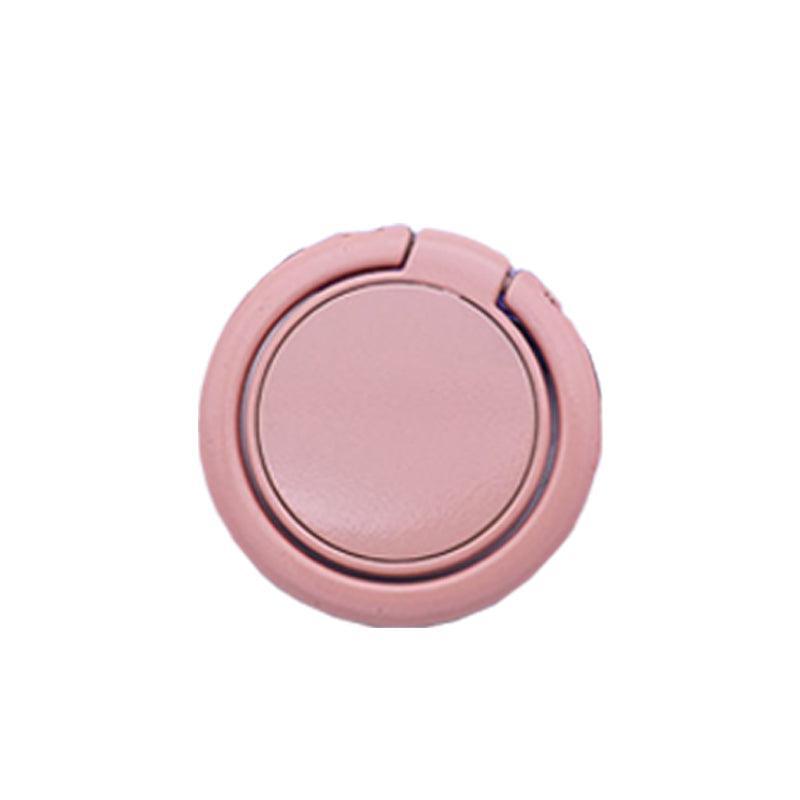 Phone Ring Bracket 360 Degree Rotation Solid Colour Mobile Holder Grip Stand - Orange