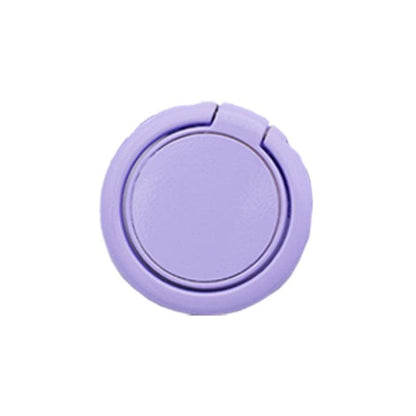 Phone Ring Bracket 360 Degree Rotation Solid Colour Mobile Holder Grip Stand - White