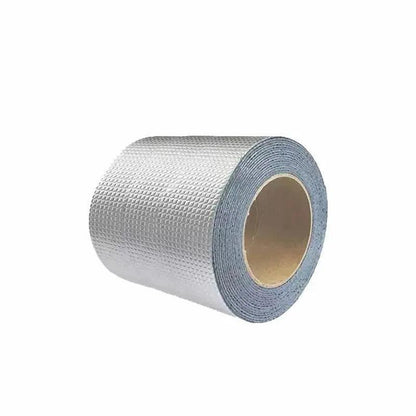 5M Waterproof Tape Butyl Rubber Aluminium Foil Roof Pipe Caravan Repair Flashing - 10cm* 5m* 1 Unit