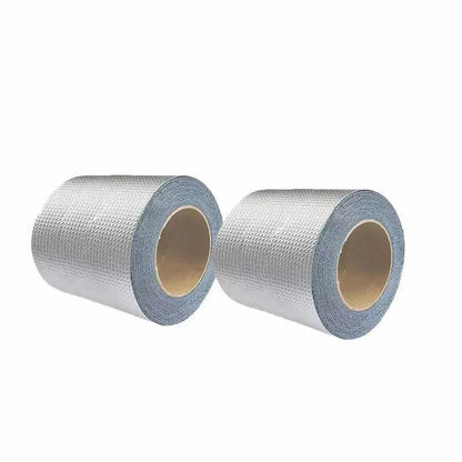 5M Waterproof Tape Butyl Rubber Aluminium Foil Roof Pipe Caravan Repair Flashing - 10cm* 5m* 1 Unit