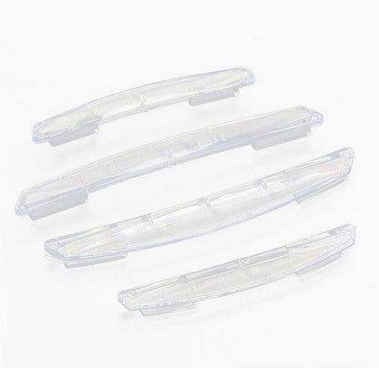 4PCS Car Door Edge Protector Anti Collision Strip Transparent PVC Guard 8cm 11cm