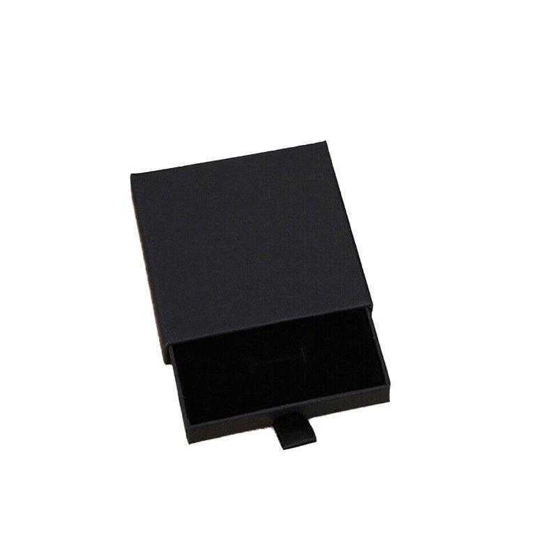 Cardboard Jewellery Gift Boxes Drawer Style Necklace Ring Earring Pendant Bracelet Case - Red