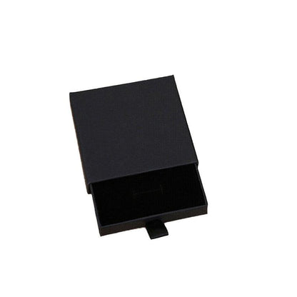 Cardboard Jewellery Gift Boxes Drawer Style Necklace Ring Earring Pendant Bracelet Case - Red