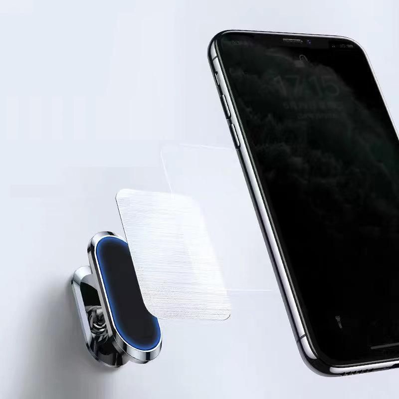 2X/8X Metal Plate Disc For Magnet Magnetic Car Dash Phone Gps Mount Stand Holder - 2x (1 Rectangular+1 Round)