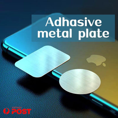 2X/8X Metal Plate Disc For Magnet Magnetic Car Dash Phone Gps Mount Stand Holder - 8x (4 Rectangular+4 Round)