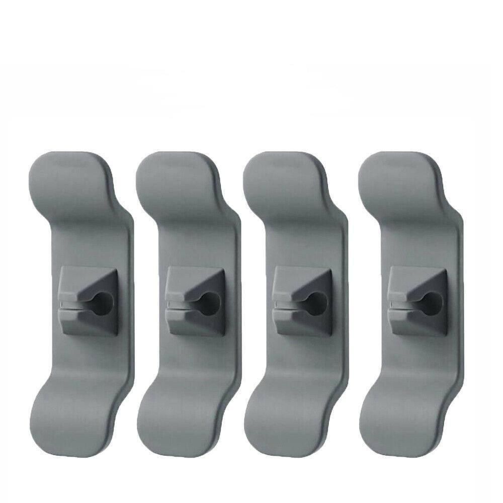 Cord Organizer Wrap Holder 4pcs Kitchen Appliance Cable Winder Adhesive Clip - 4PCS White