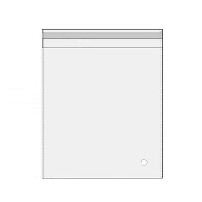 Multi-size Clear Self-Seal Cellophane Bags - Bulk Adhesive Opp - 13*17+3
