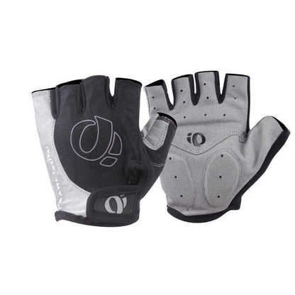 L Size Cycling Bicycle Half Finger Bike Gloves Unisex Anti Slip Padded - Blue