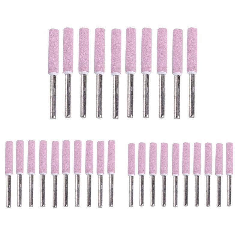 10 Pack Chain Tool Sharpener Grinding Stones for Rotary Bit Kits 4/4.8/5.5mm - 3MM X 4.8MM