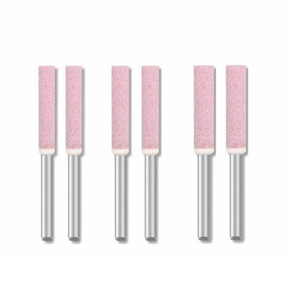10 Pack Chain Tool Sharpener Grinding Stones for Rotary Bit Kits 4/4.8/5.5mm - 3MM X 5.5MM