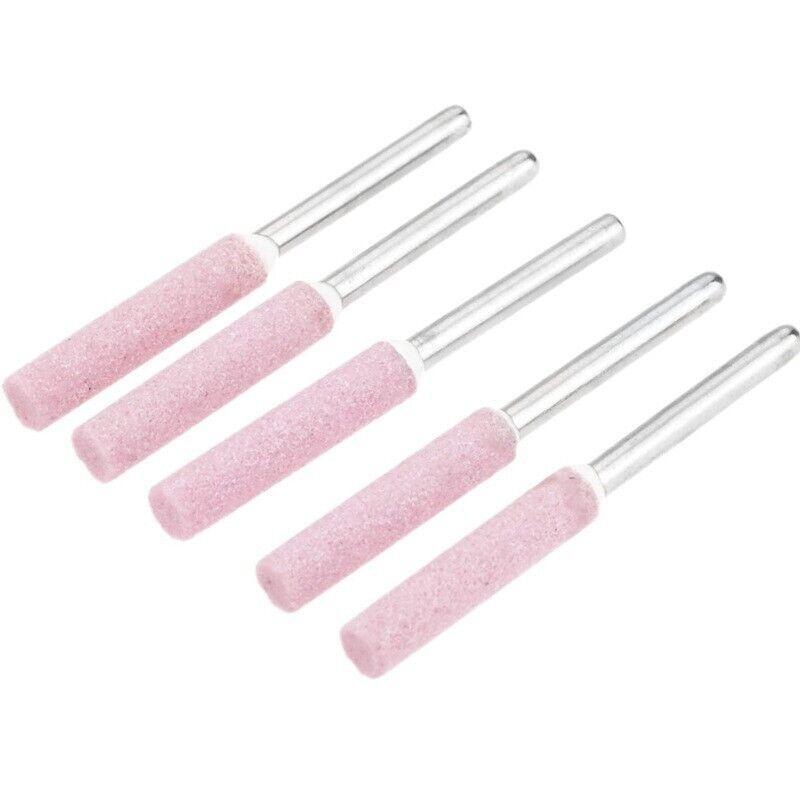 10 Pack Chain Tool Sharpener Grinding Stones for Rotary Bit Kits 4/4.8/5.5mm - 3MM X 5.5MM