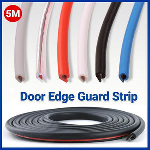 5M Car Door Edge Protector Strip Anti-Scratch Protection Rubber Trim Seal Au - Black