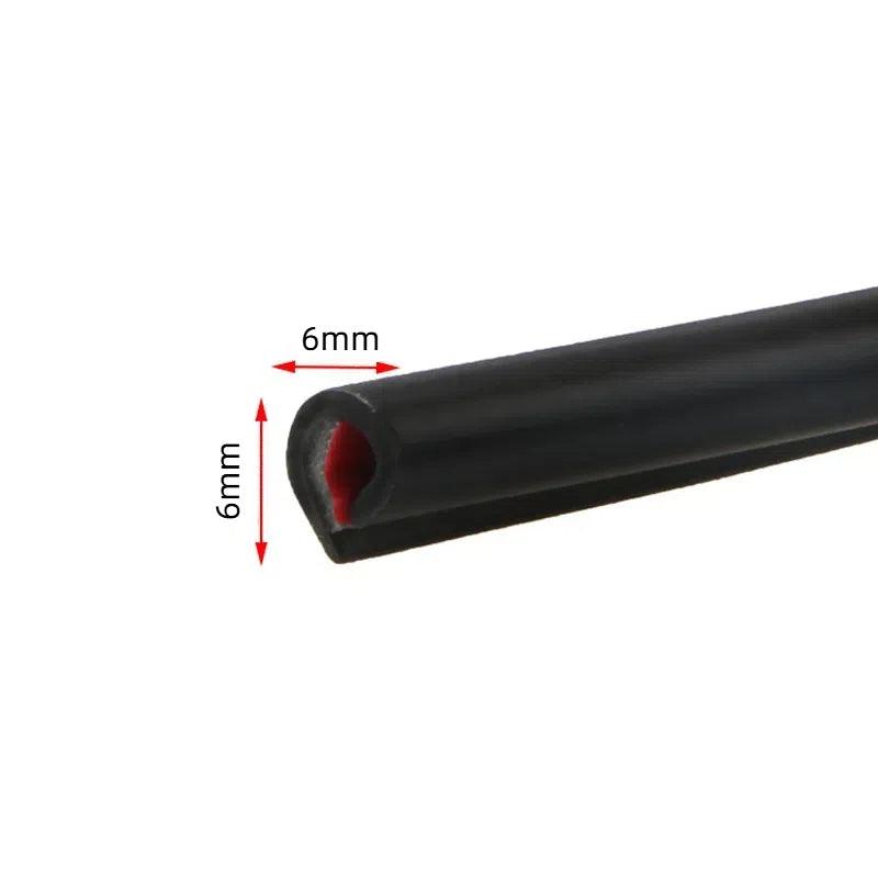5M Car Door Edge Protector Strip Anti-Scratch Protection Rubber Trim Seal Au - Red
