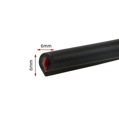 5M Car Door Edge Protector Strip Anti-Scratch Protection Rubber Trim Seal Au - Red