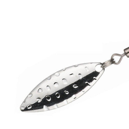 Weedless Jighead Hook Swimbait Worm Fishing Lure Wide Gap Single Barbed Spinner - 3/0#