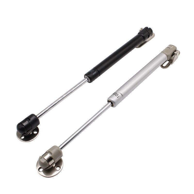 4PCS 60N Gas Strut Kitchen Cabinet Cupboard Door Hinges Stays - Silver