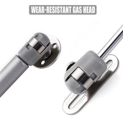 4PCS 60N Gas Strut Kitchen Cabinet Cupboard Door Hinges Stays - Silver