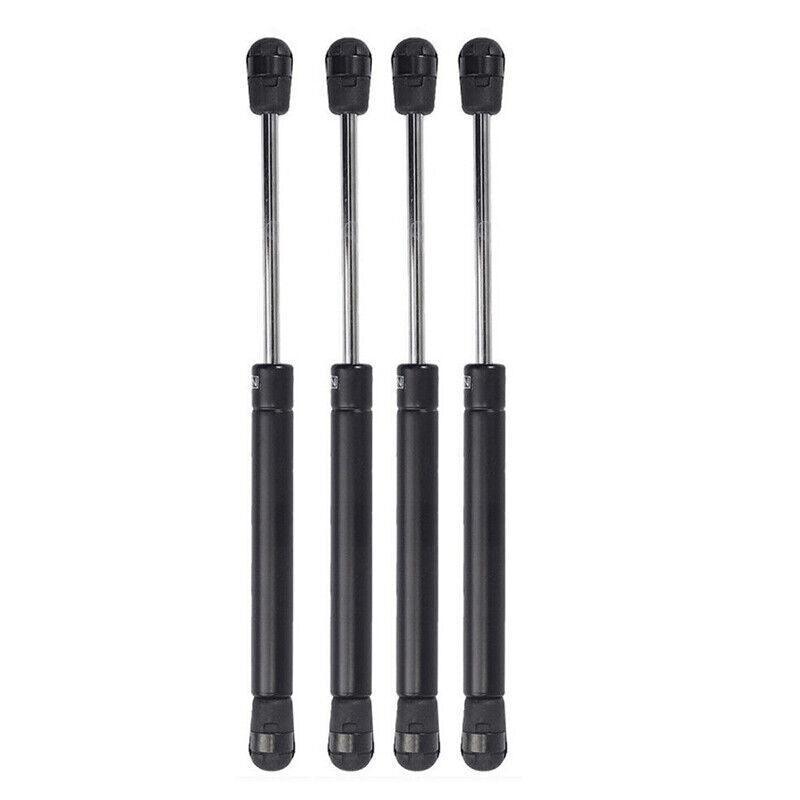 4PCS 60N Gas Strut Kitchen Cabinet Cupboard Door Hinges Stays - Silver