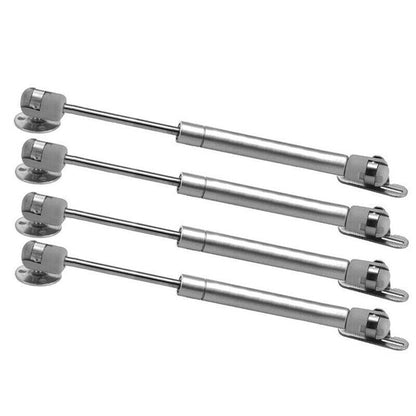 4PCS 60N Gas Strut Kitchen Cabinet Cupboard Door Hinges Stays - Silver