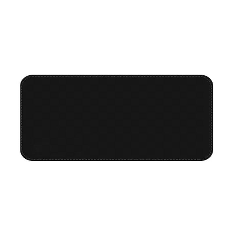 Large Leather Mouse Pad 80x40cm Desk Mat Gaming Extended Waterproof Anti Slip - Grey