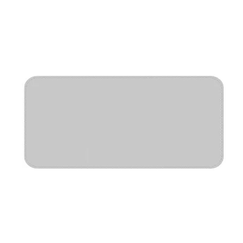 Large Leather Mouse Pad 80x40cm Desk Mat Gaming Extended Waterproof Anti Slip - Grey
