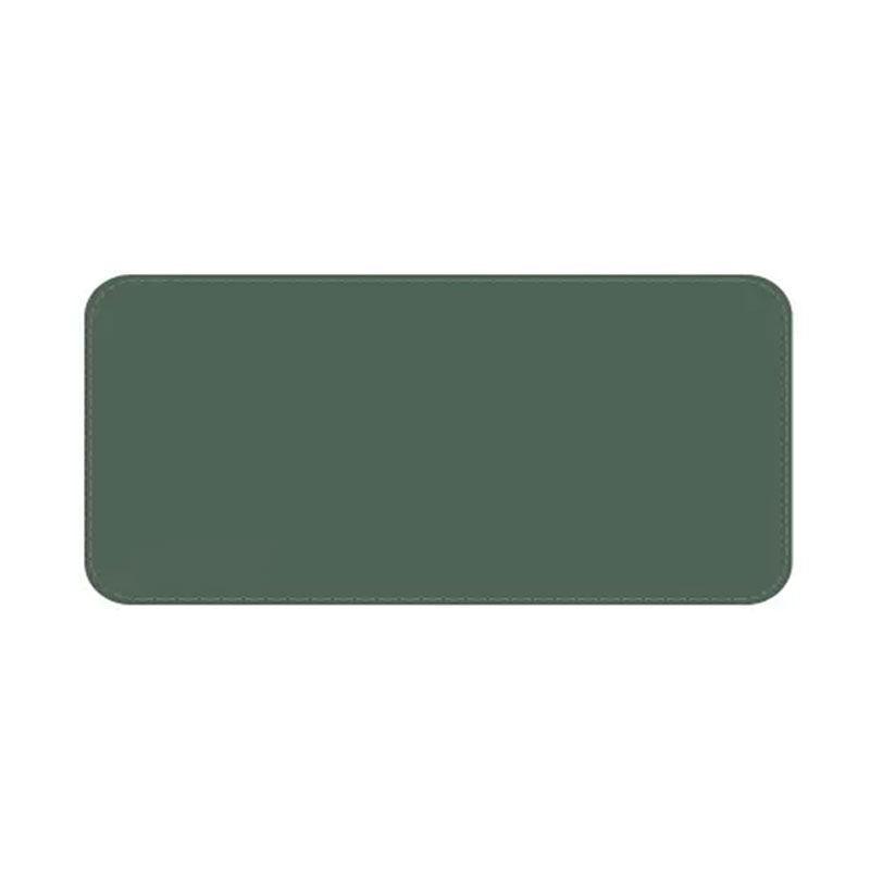 Large Leather Mouse Pad 80x40cm Desk Mat Gaming Extended Waterproof Anti Slip - Grey