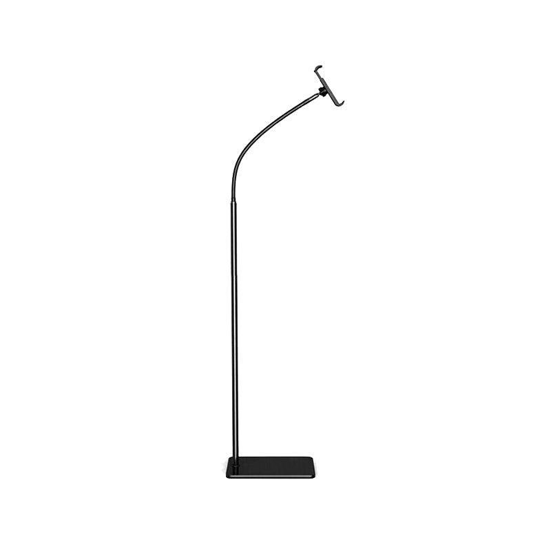 Adjustable Floor/Desk Stand Bed Lazy Mount Holder Arm Bracket For Phone Tablet - Floor Stand (135cm&Black)