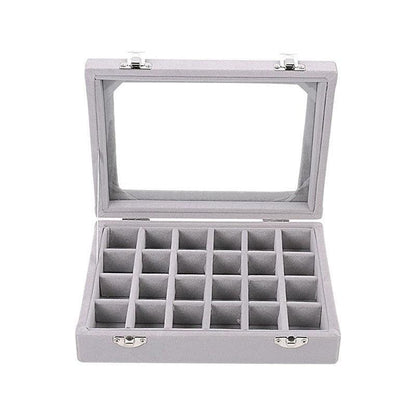 Velvet Earring Jewelry Display Hanger Organizer Box Holder Storage Case Au Stock - Black