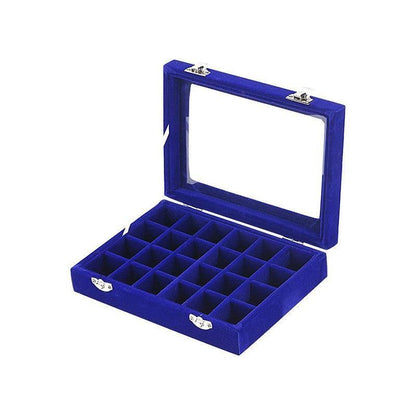 Velvet Earring Jewelry Display Hanger Organizer Box Holder Storage Case Au Stock - Black