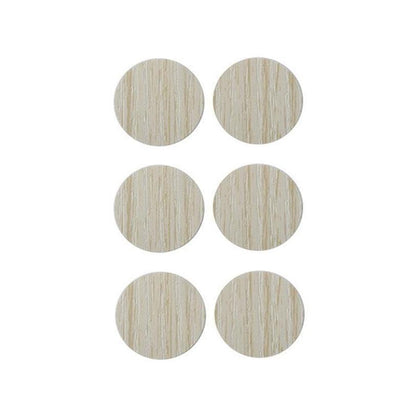 54 X Self Adhesive Decorative Screw Cover Caps Holes Cams Furniture Kitchen 20mm - PC 002