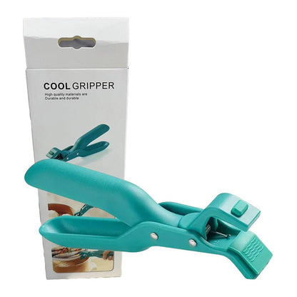 2PCS Anti Slip Silicone Heat Resistant Plate Bowl Clip Holder Kitchen Tool - Red