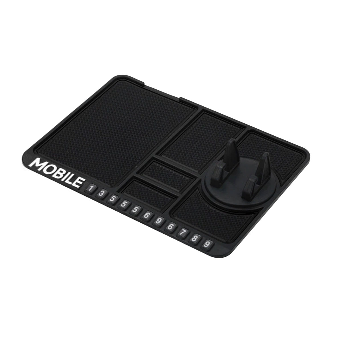 Car Mobile Phone Holder Dashboard Mount Mat Non Slip Grip Stand Anti-Slip Pad - Red