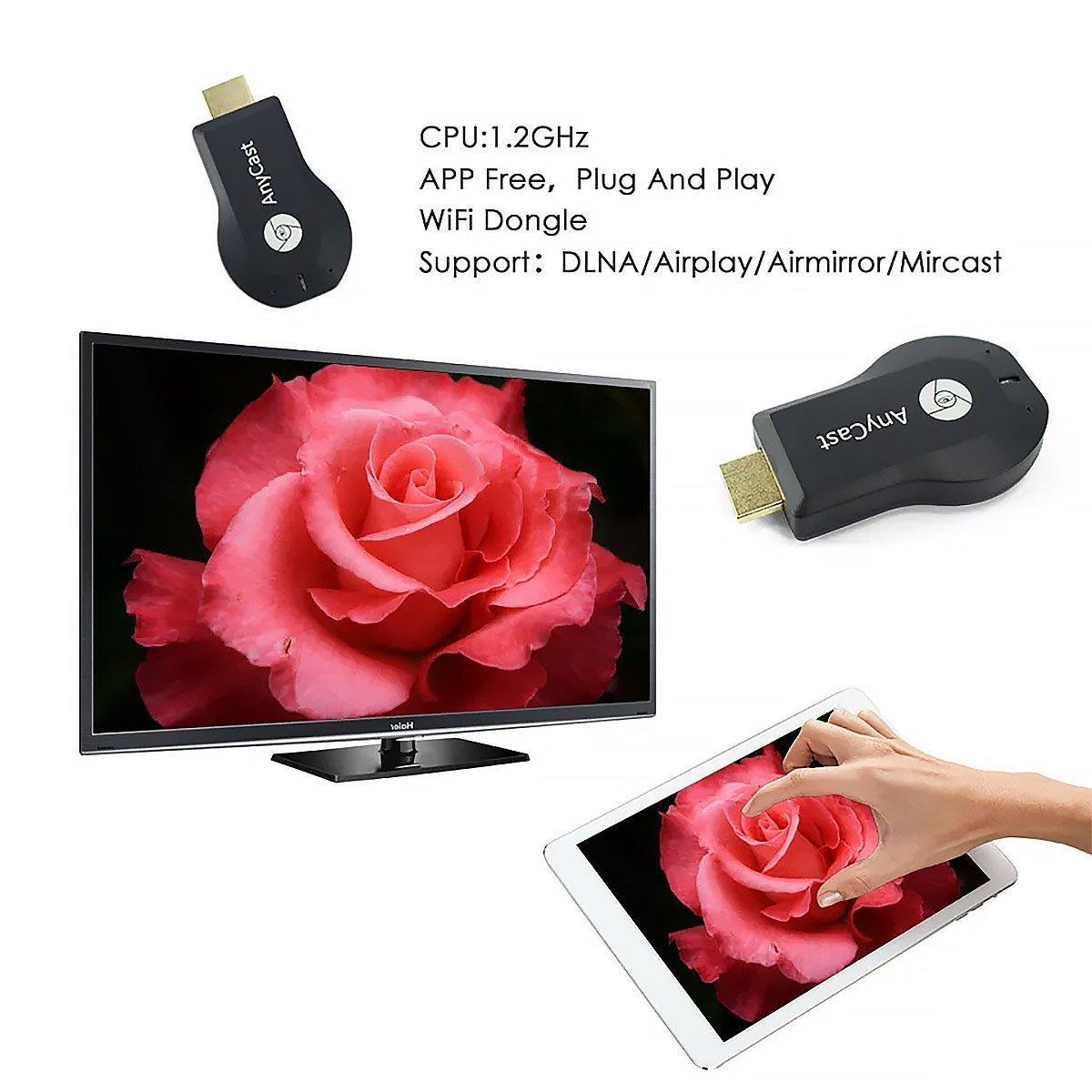 WiFi 1080P Full HD HDMI TV Stick AnyCast DLNA Wireless Chromecast Airplay Dongle