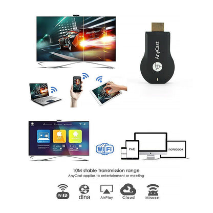 WiFi 1080P Full HD HDMI TV Stick AnyCast DLNA Wireless Chromecast Airplay Dongle
