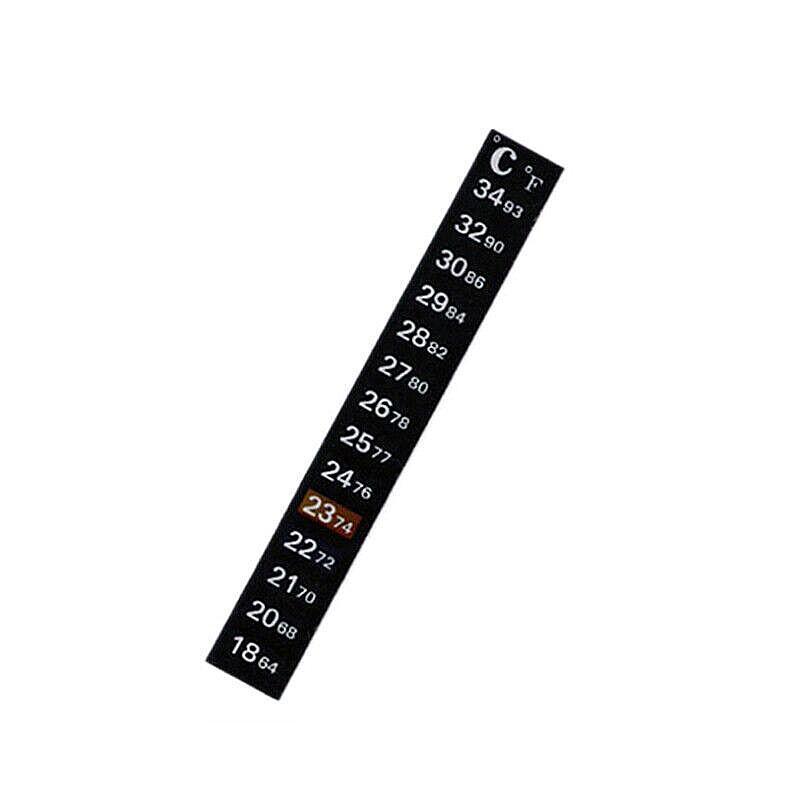 UPTO 10x Aquarium Thermometer Fish Tank Sticker Temperature Strip Dual Scale HOT - 1PC