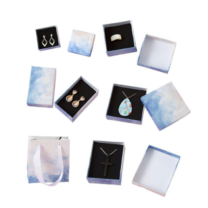 20PCS Cloud Jewelry Box Earrings Necklace Ring Bracelet DisplayOrganizer - 11*12*6cm（Bag）