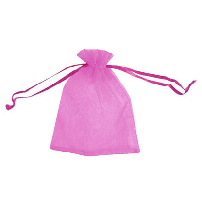 50PCS Organza Bag Sheer Bags Jewellery Wedding Candy Packaging Sheer Bags 9*12 cm - Red/50PCS