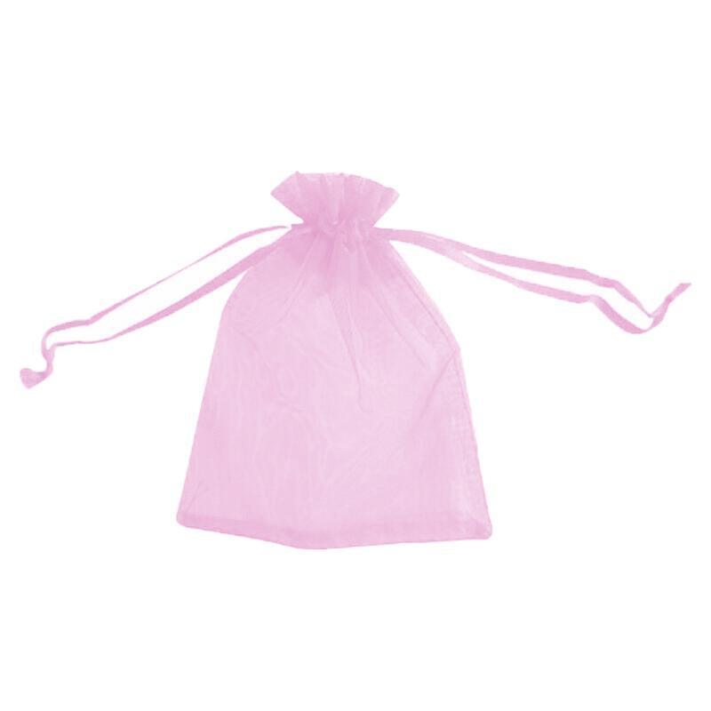 50PCS Organza Bag Sheer Bags Jewellery Wedding Candy Packaging Sheer Bags 9*12 cm - Red/50PCS