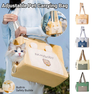 Portable Breathable Adjustable Crossbody Pet Carrier Bag Large Capacity for Pet - Green - Factory Direct Shop