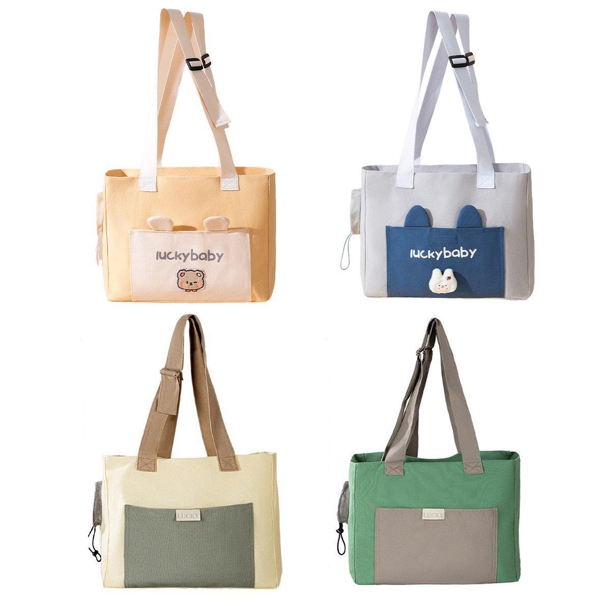 Portable Breathable Adjustable Crossbody Pet Carrier Bag Large Capacity for Pet - Green - Factory Direct Shop