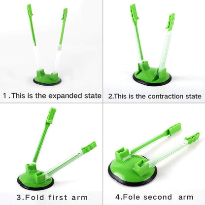 8PCS Kitchen Bag Holder Stand Plastic Storage Rack Food Storage Bag Organizer