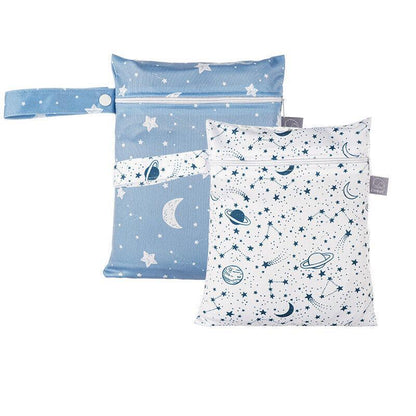 2Pcs/Set 18 X 25Cm Small Waterproof Wet Bag Stroller Hanging Organizer Bag - ES075-011
